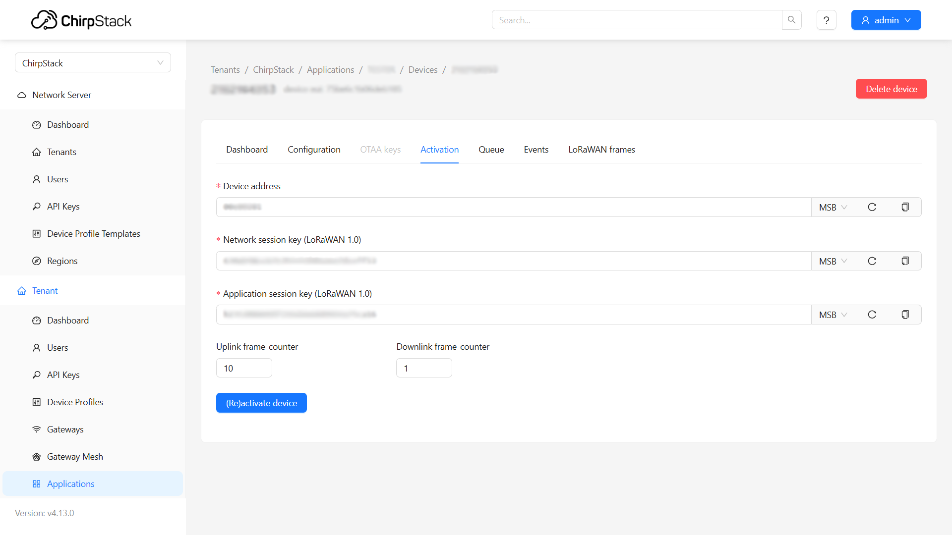 ChirStack v4 - Gateways