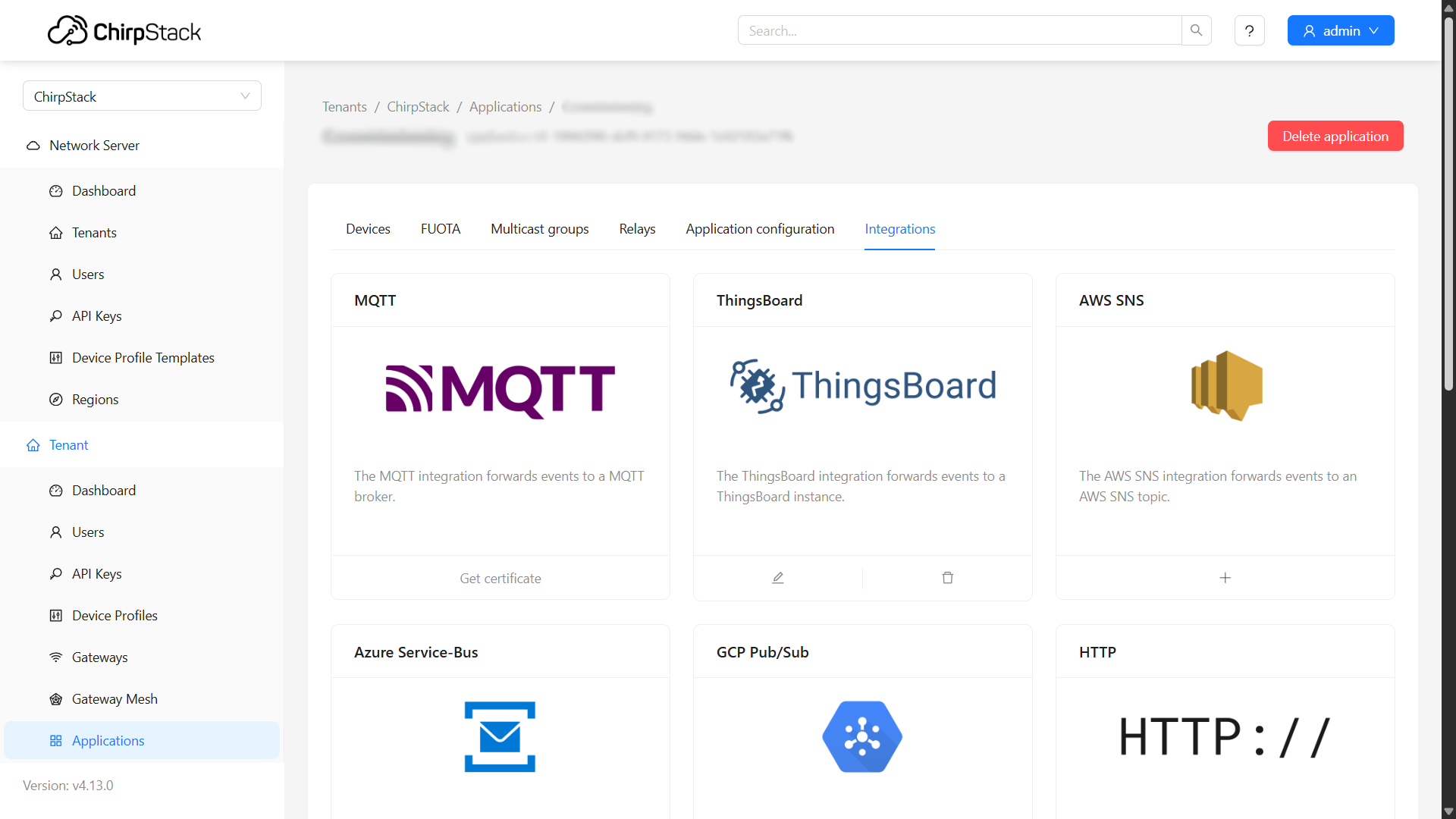 ChirpStack v4 - Integrations