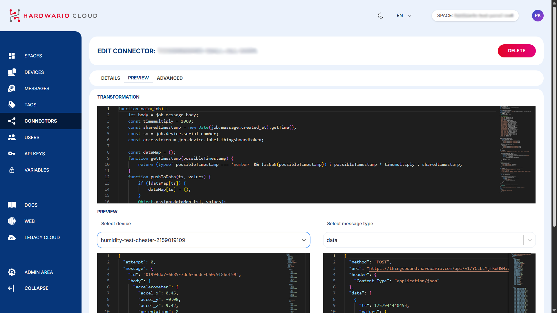 ThingsBoard - Assign Devices to Connector